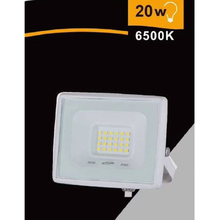 Faretto Led Faro 20 W 1800 Lm Ip65 Bianco Luce Calda Naturale Fredda Ek02-20w-b