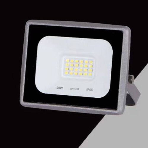 Faretto Led Faro 20 W 1800 Lm Ip65 Grigio Luce Calda Fredda Naturale Ek02-20w-g