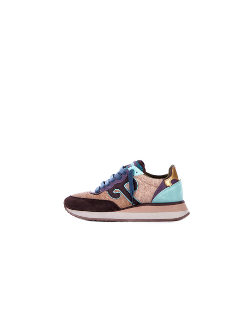Wushu Ruyi Sneakers Marrone turchese da donna