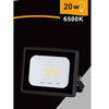 Faretto Led Faro 20 Watt 1800 Lm Ip65 Nero Luce Fredda Calda Naturale Ek02-20w-n