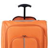 Trolley Frigo da Viaggio Morbido con Ruote e Isolamento Termico 35x20H50 cm Arancione