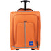 Trolley Frigo da Viaggio Morbido con Ruote e Isolamento Termico 35x20H50 cm Arancione