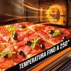 Forno Elettrico XXL 70LT Ventilato 2500W con Timer Segnale Acustico e Luce Interna