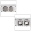 Cassetta Multipresa Elettrica Esterno da Parete 2 Prese Shucko Impermeabili IP54