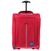 Trolley Frigo da Viaggio Morbido con Ruote e Isolamento Termico 35x20H50 cm Rosso