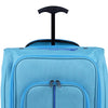 Trolley Frigo da Viaggio Morbido con Ruote e Isolamento Termico 35x20H50 cm Azzurro
