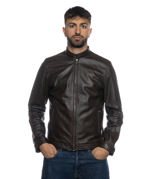 U010 - Giacca Uomo Testa di Moro in vera pelle