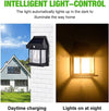 Lampada Da Parete Solare Sensore Movimento Luce Tungsteno Led Applique Ip65 Nero