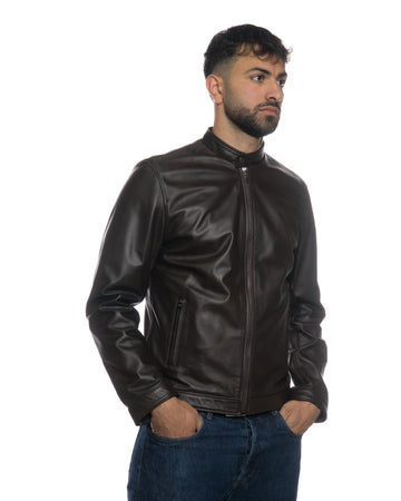 U010 - Giacca Uomo Testa di Moro in vera pelle