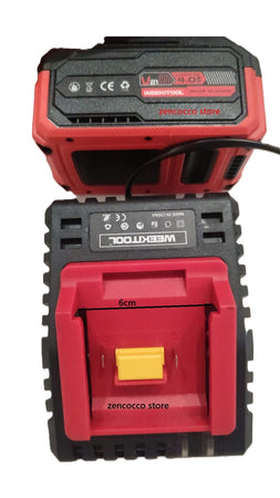 KIT BASE DI RICARICA 220V 65W CON BATTERIA 21V 2.0Ah - 4.0Ah compatibile MAKITA