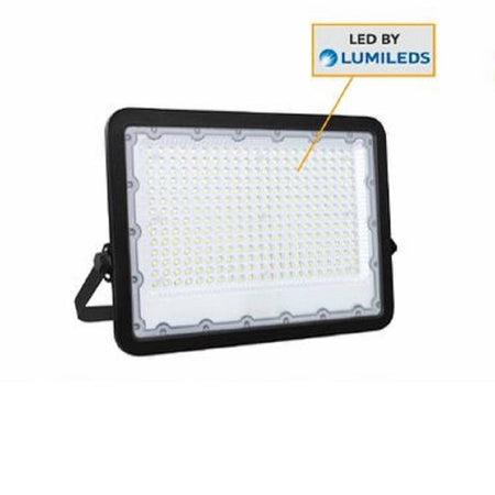 Faro Led 200 W Ultra Slim Esterno Nero Ip65 Luce Fredda Naturale Calda Fs200w-n
