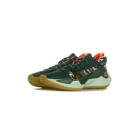 NIKE NBA Scarpa Bassa Uomo Zoom Freak 2 Vintage Green/pistachio Frost/camellia da uomo