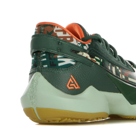 NIKE NBA Scarpa Bassa Uomo Zoom Freak 2 Vintage Green/pistachio Frost/camellia da uomo