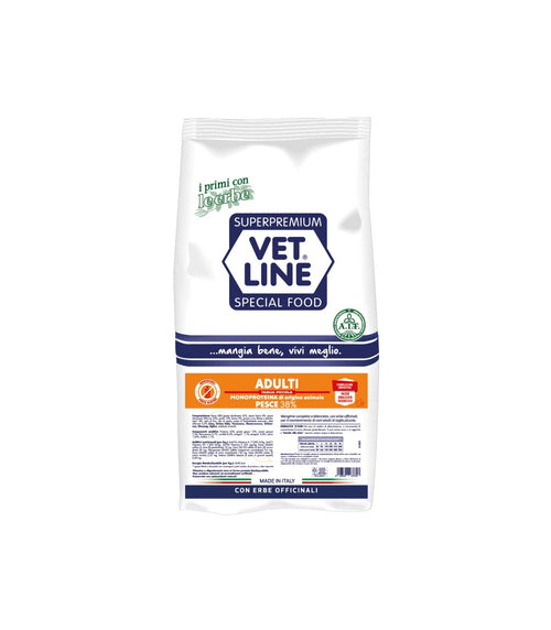Vet Line mangime secco cani adulti taglia piccola pesce 3 kg