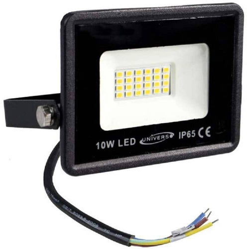 Faro Led Ultra Slim Proiettore Luce 4000k 6500k 3000k Scocca Nera 10watt F10w-n1