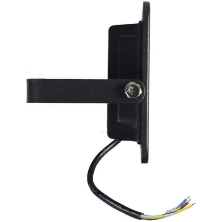 Faro Led Ultra Slim Proiettore Luce 4000k 6500k 3000k Scocca Nera 10watt F10w-n1