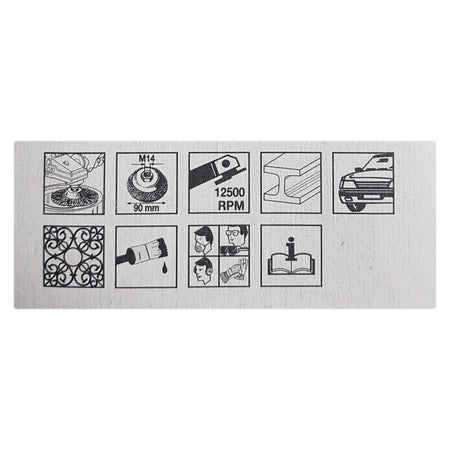 Spazzola circolare conica M14