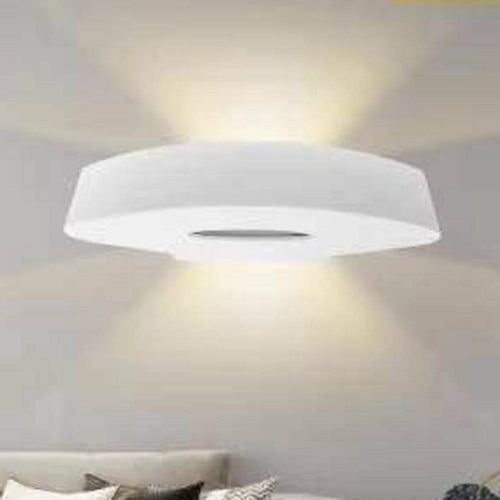 Applique Parete Gesso Ip20 Doppia Emissione Verniciabile Led Attacco R7s Gs-e75