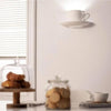 Applique Gesso A Forma Di Tazza Da Caffè A Parete Verniciabile Attacco G9 Gs-e85