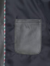 U010 - Giacca Uomo Verde in vera pelle