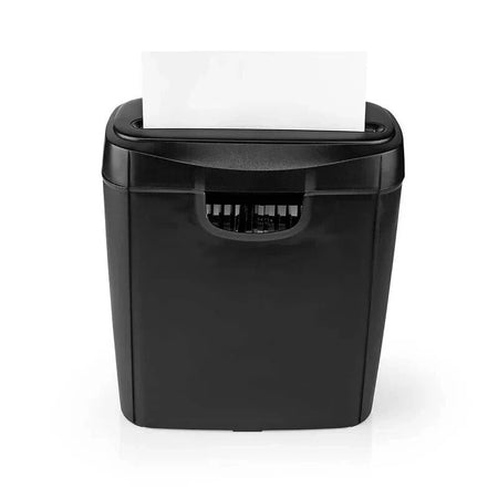 DISTRUGGI DOCUMENTI 6 FOGLI A4 strisce 6mm TRITACARTE di CREDITO CESTINO 10Litri