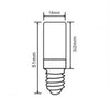 Lampadina Led E14 2watt Luce 4000k 6500k 3000k Per Frigorifero Sparac-e14-2w-0s2