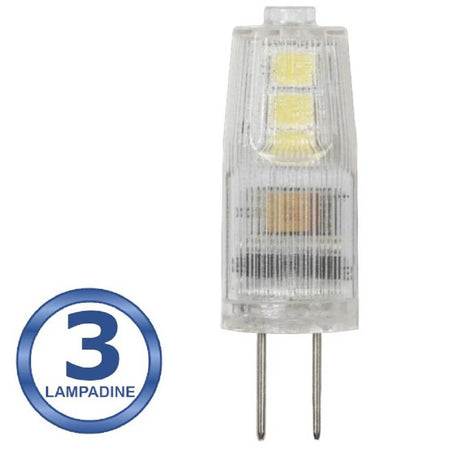 3 Lampadine Led G4 Ac/dc12v 1.5w 150lm Luce 3000k 4000k 6500k Spardc-g4-1.5w-001