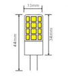 Lampadina Led G4 Ac/dc 12v 3 Watt 360 Lm Luce 6500k 3000k 4000k Spardc-g4-3w-002