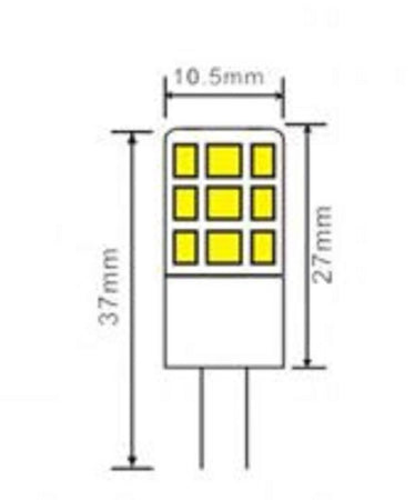 Lampadina Led G4 Ac/dc 12v 2 Watt 250 Lm Luce 3000k 6500k 4000k Spardc-g4-2w-002