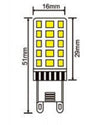 Lampadina Led G9 Spotlight 3.5w Tubolare Luce Fredda Calda Naturale 420lm G9-3.5w