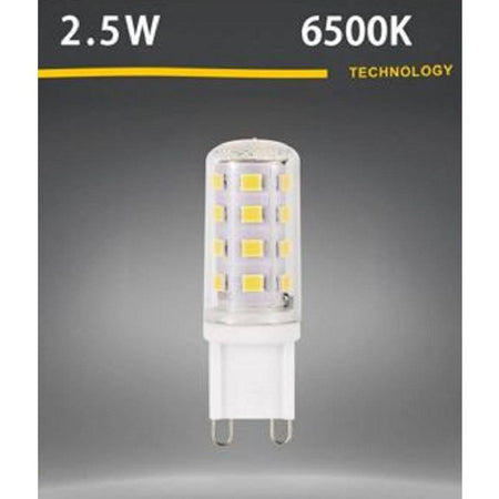 Lampadina Led G9 Spotlight 2.5w Tubolare Luce Calda Fredda Naturale 250lm G9-2.5w