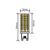 Lampadina Tubolare Led Smd G9 6 W 680 Lm Luce 3000k 4000k 6500k Sparac-g9-6w-ce2