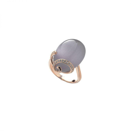 Tsars collection - Anello Olga 1201 Viola in Argento Rosa