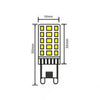 Lampadina Led Smd Dimmerabile G9 4w 400lm Luce 3000k 4000k 6500k Sparac-g9-4w-tge1