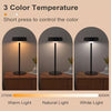 Lampada da tavolo con pannello solare Touch Switch Dimmerabile 3 colori luce RICARICABILE USB ip67
