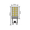 Lampadina Led Smd G9 4 Watt 480lumen Luce Calda Fredda Naturale Sparac-g9-4w-ce3