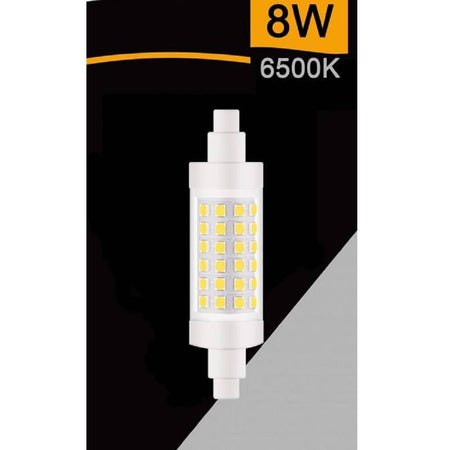 Lampadina Led R7s 8 Watt 880 Lumen 78mm Luce 3000k 4000k 6500k Sparac-r7s-8w-001