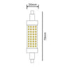 Lampadina Led R7s 8 Watt 880 Lumen 78mm Luce 3000k 4000k 6500k Sparac-r7s-8w-001
