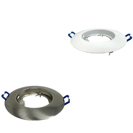 Portafaretto Ad Incasso Fisso Supporto Tondo Per Faretti Lampada In Alluminio P32