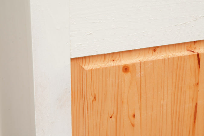 Biscottini Biscottini Comò Country legno massello tiglio bianco noce 107x47x80 Made Italy