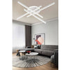 Plafoniera Led 45 W Bianca Da Soffitto Lampadario Luce 6500k 4000k 3000k Pn-21b
