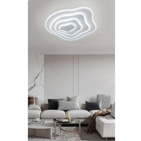 Plafoniera Led Effetto Ondulato Da Soffitto 59watt Luce 6500k 4000k 3000k Pn-28b