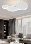 Plafoniera A Led 3 Ovali A Tripla Colorazione Di Luce 100 W Da Soffitto Pn-23-3c
