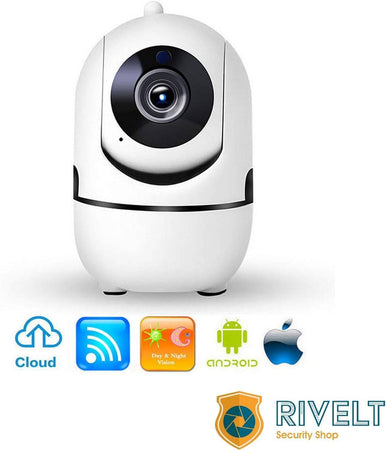 Telecamera Wi-fi Videocamera Di Sorveglianza Rotazione 360° Ip Cam Baby Monitor