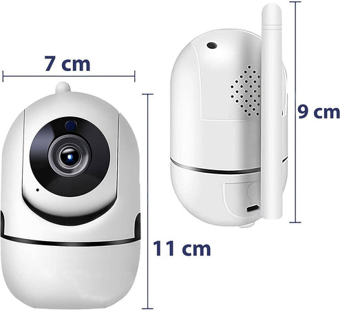 Telecamera Wi-fi Videocamera Di Sorveglianza Rotazione 360° Ip Cam Baby Monitor