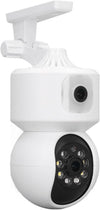 Telecamera Wi-fi Doppia Videocamera Di Sorveglianza Motorizzata 360° Ip44 App