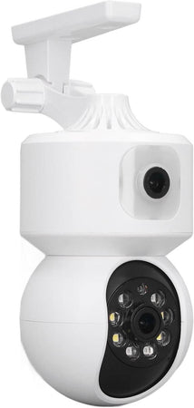Telecamera Wi-fi Doppia Videocamera Di Sorveglianza Motorizzata 360° Ip44 App