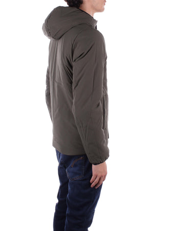 K-Way Giacconi Black pure - green blackish da uomo