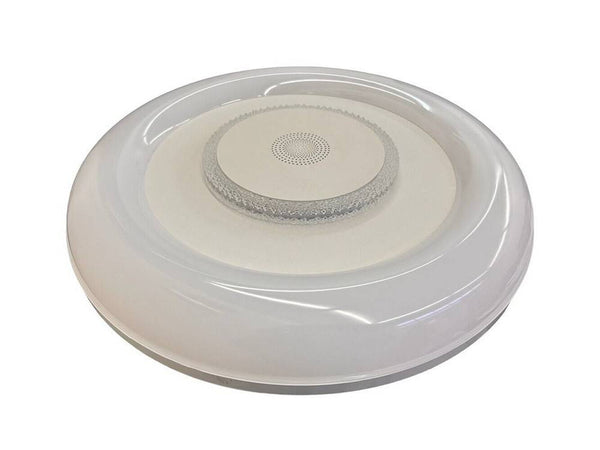 Plafoniera Soffitto Luce Led Rgb Bluetooth Cassa Telecomando Dimmerabile C44-rgb-o