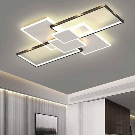 Lampadario Soffitto Led 83 W Plafoniera Tre Colorazione Moderna Bluetooth C67-3c
